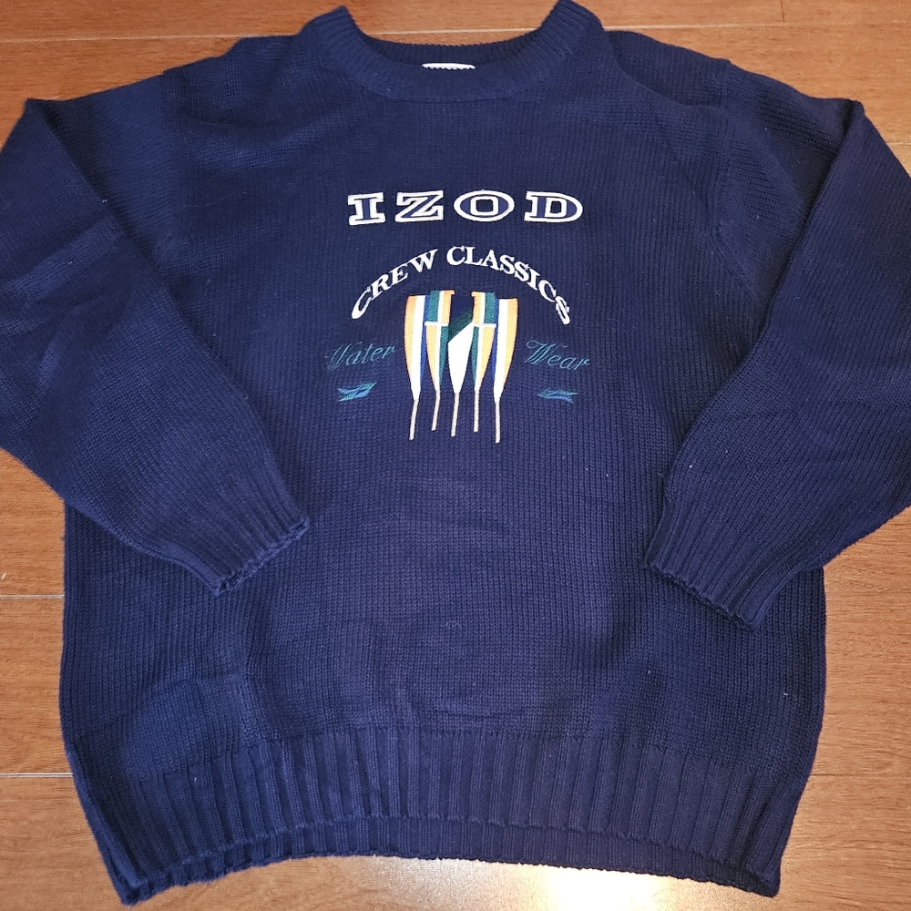 Izod Logo Knit Sweater